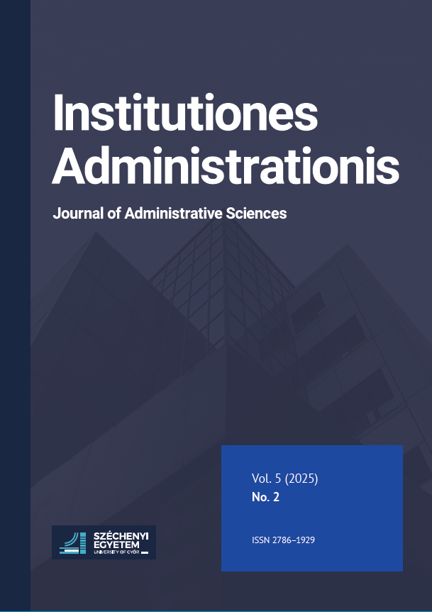 					View Vol. 5 No. 2 (2025): Institutiones Administrationis - Journal of Administrative Sciences
				